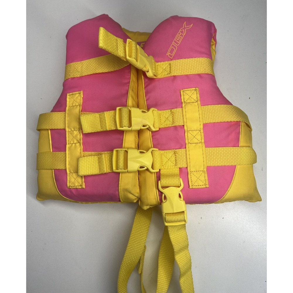 DBX Child Life Vest Lightweight Nylon 30-50‎ Lbs USCG Approved